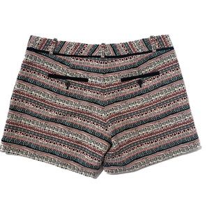 The Limited Tribal Tapestry Aztec Casual Short Cream/Black/Coral/Blue Women’s 10